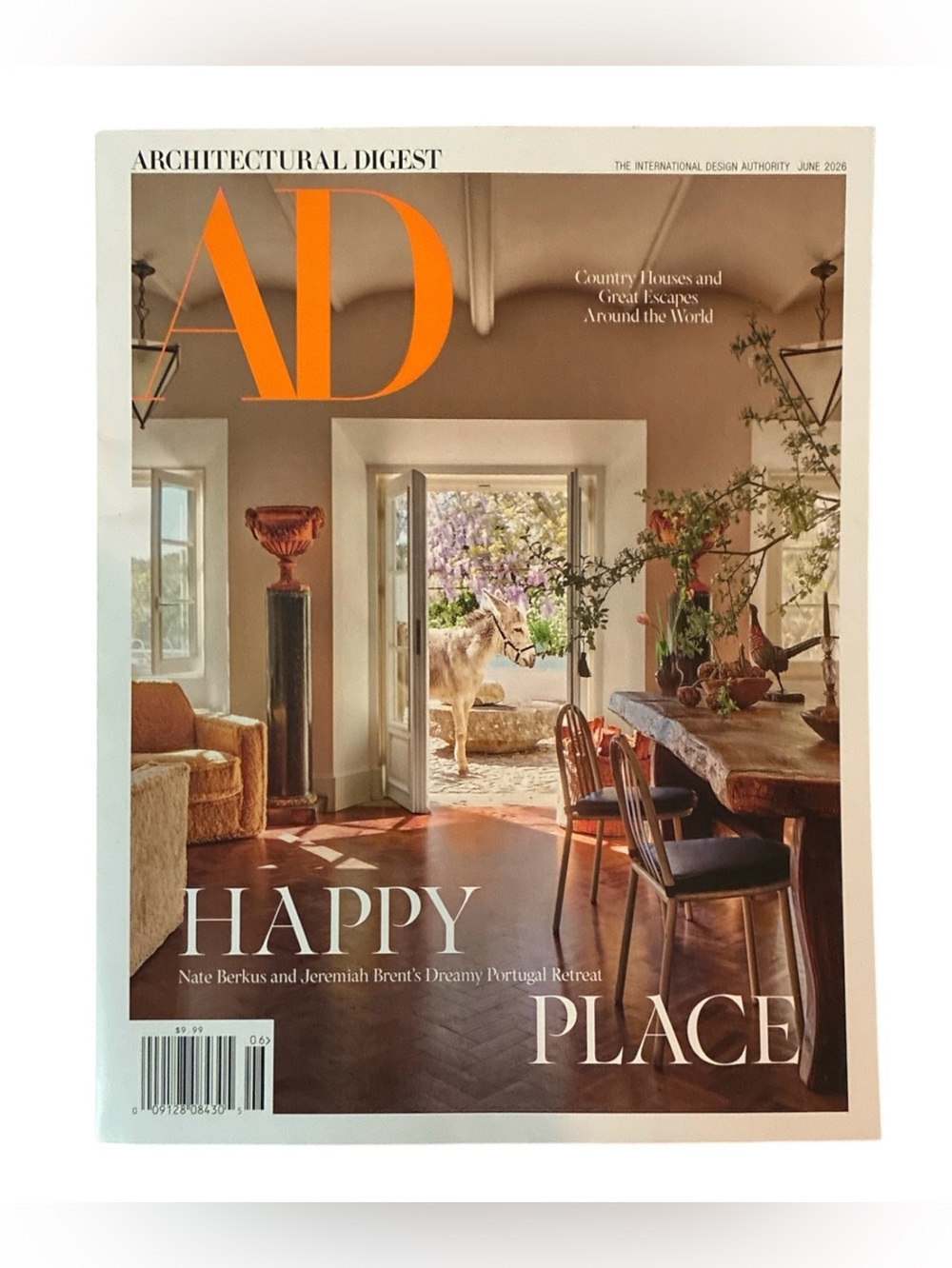 Architectural Digest Magazine June 2026 Nate Berkus Jeremiah Brent Portugal